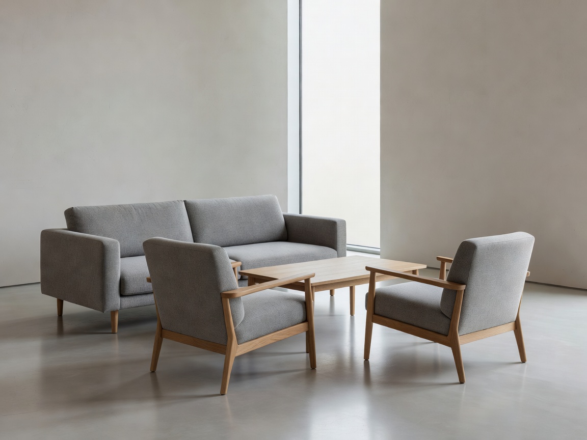 Minimalist hotel lounge furniture
